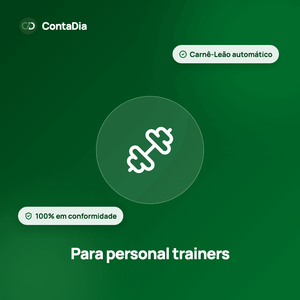 ContaDia para personal trainer